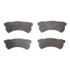 Dynamic Friction Co Heavy Duty Pads - Semi Metallic, For High Speed/Towing/Off-Roading, Low Noise, Low Dust, Front 1214-2175-00